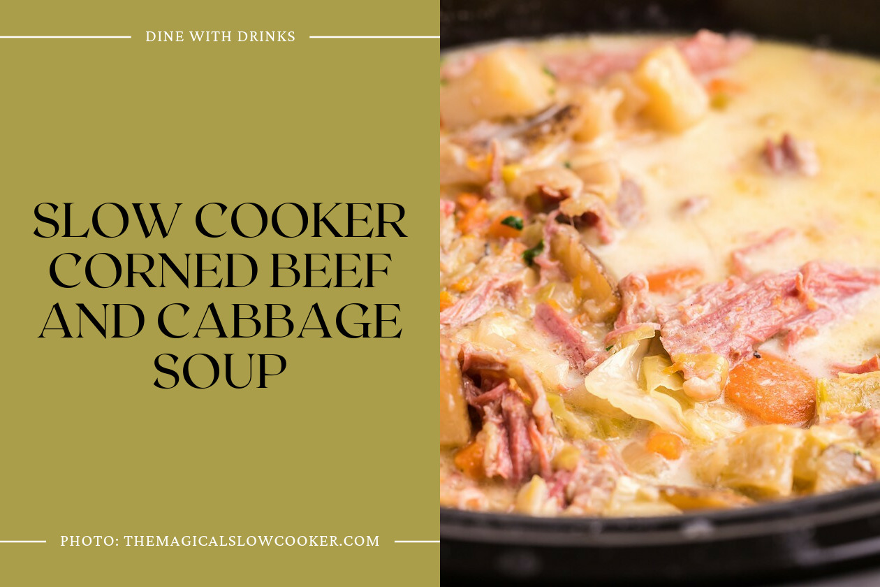 Slow Cooker Corned Beef And Cabbage Soup