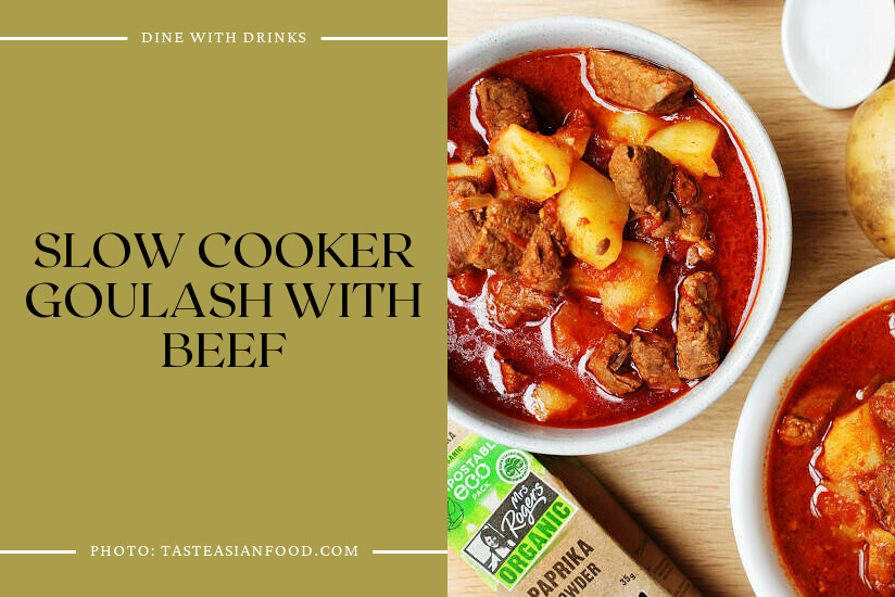 Slow Cooker Goulash With Beef