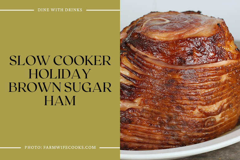 Slow Cooker Holiday Brown Sugar Ham