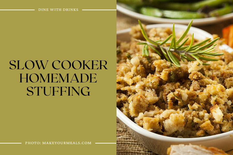 Slow Cooker Homemade Stuffing