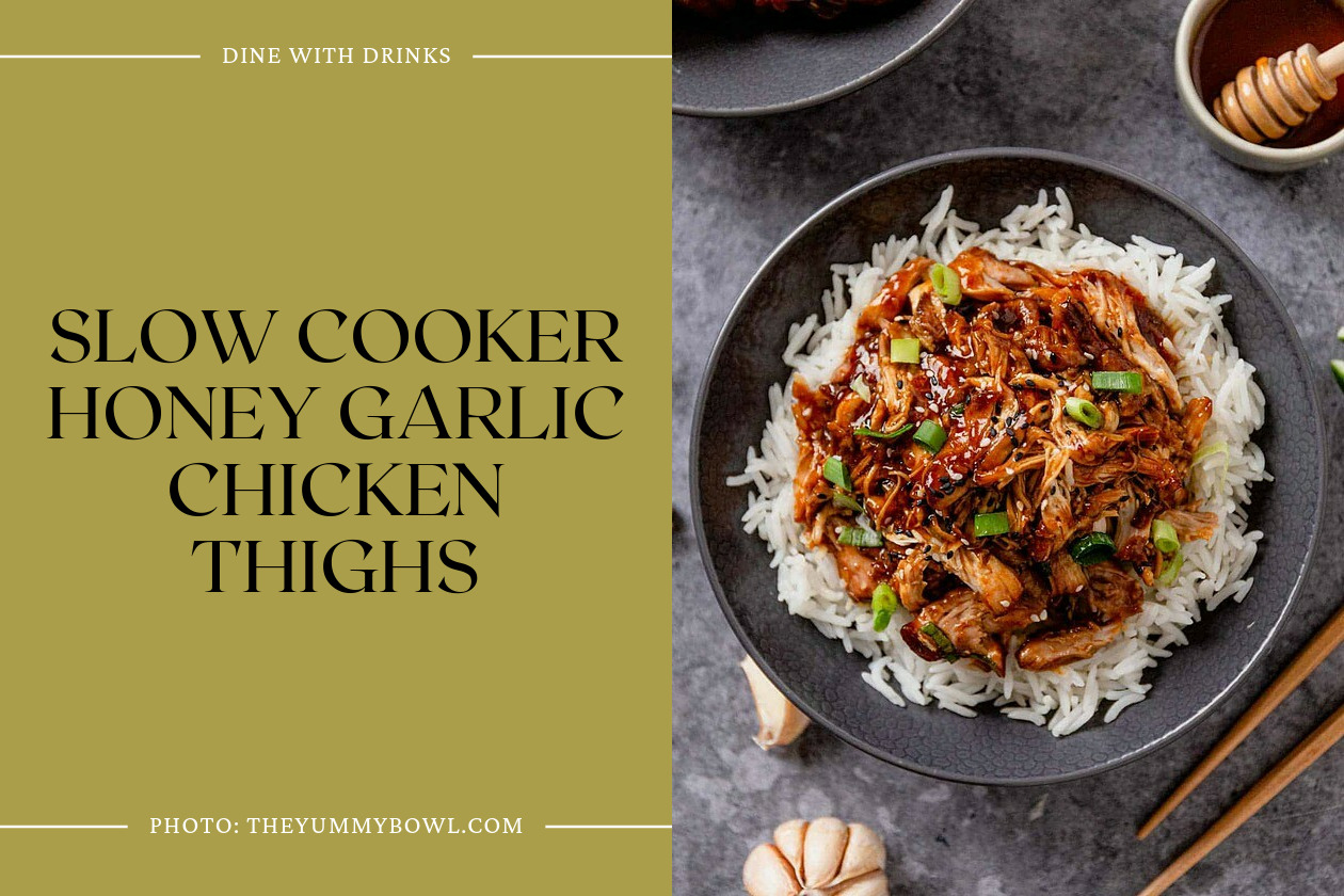 Slow Cooker Honey Garlic Chicken Thighs