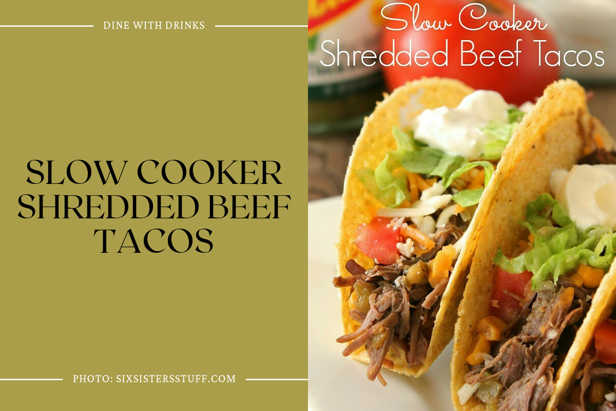 Slow Cooker Shredded Beef Tacos