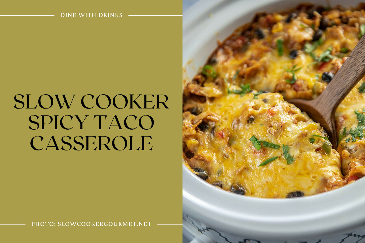 Slow Cooker Spicy Taco Casserole