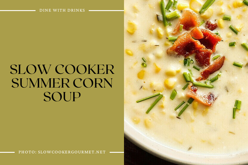 Slow Cooker Summer Corn Soup