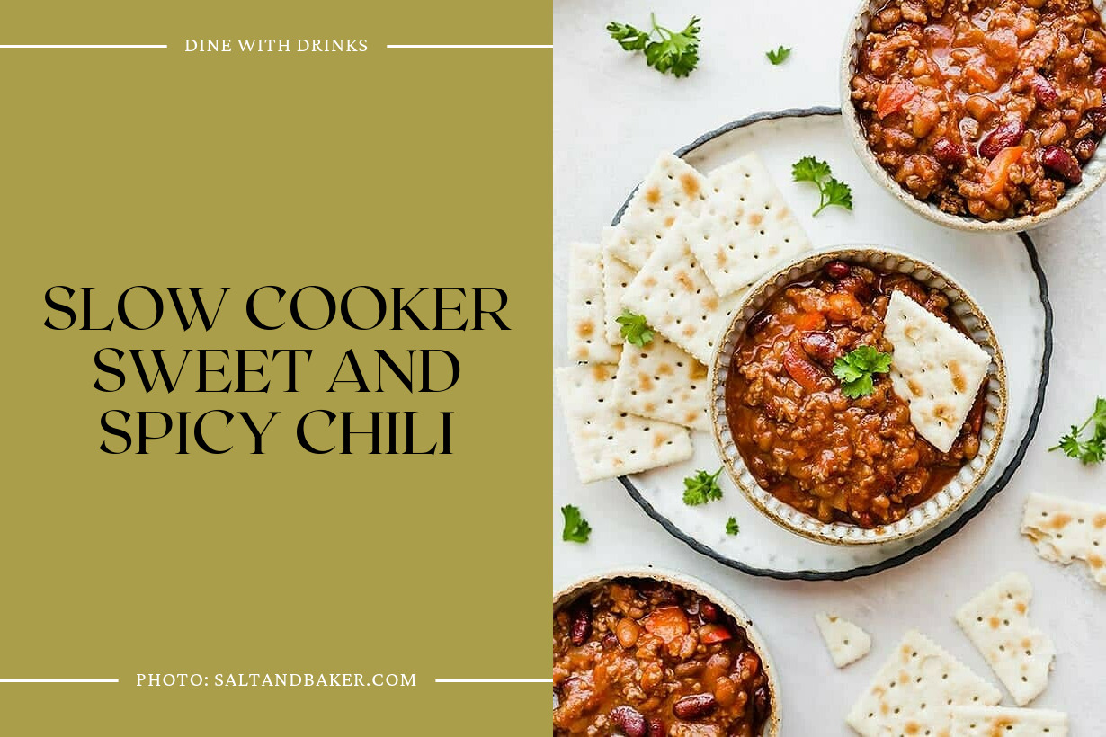 Slow Cooker Sweet And Spicy Chili