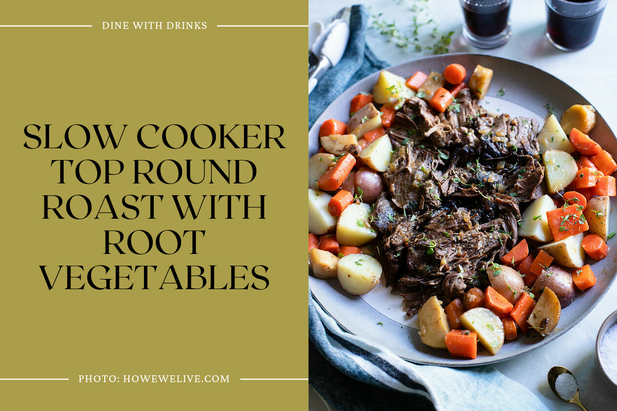Slow Cooker Top Round Roast With Root Vegetables