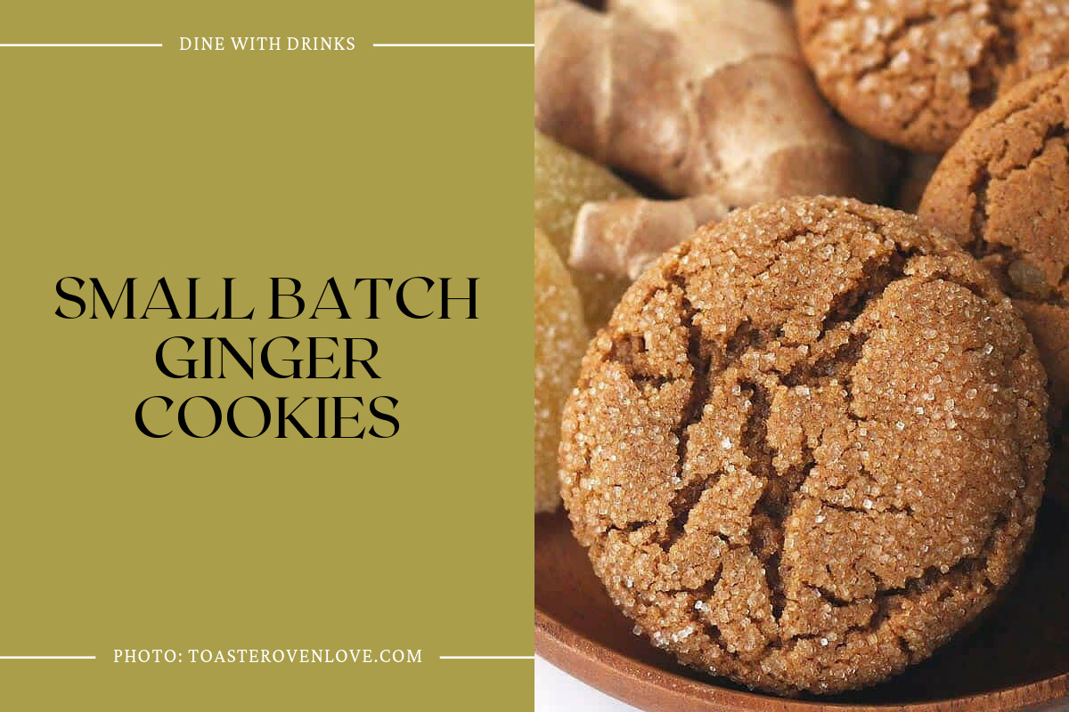 Small Batch Ginger Cookies