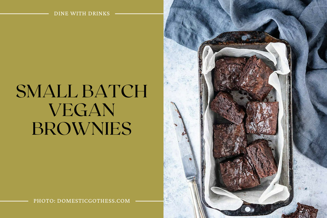 Small Batch Vegan Brownies