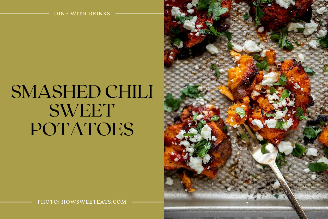 Smashed Chili Sweet Potatoes