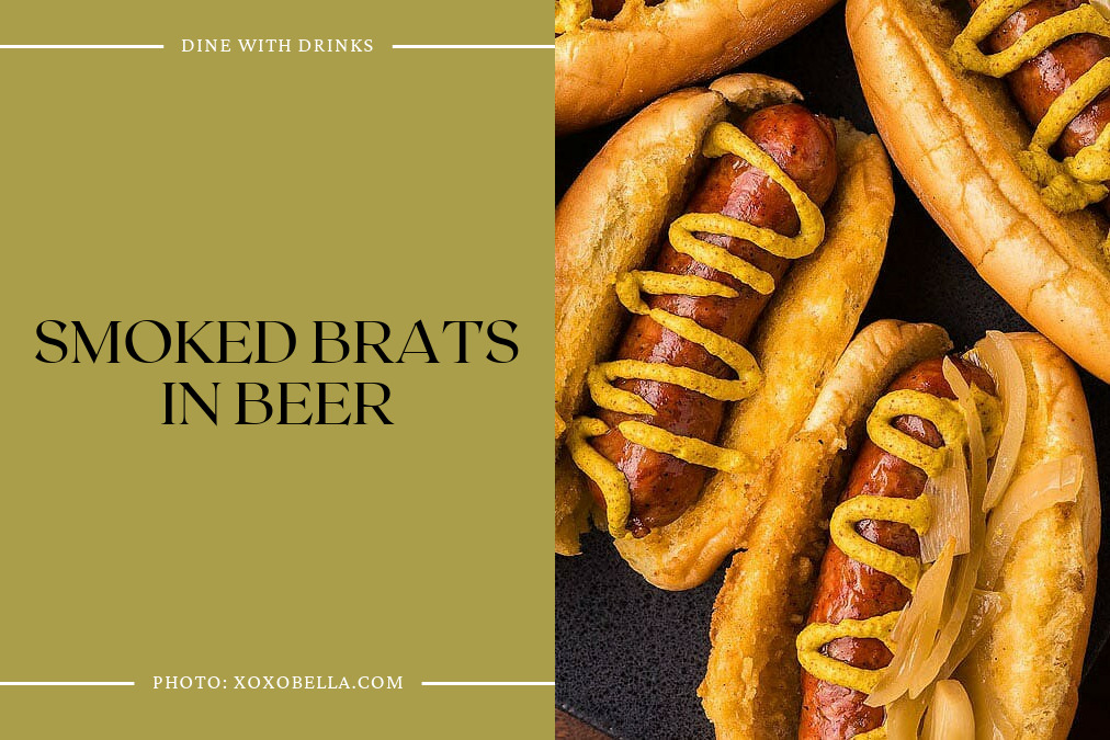 Smoked Brats In Beer