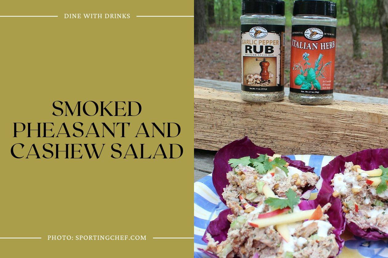 Smoked Pheasant And Cashew Salad