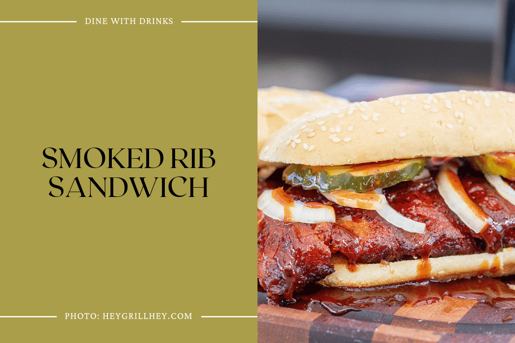 Smoked Rib Sandwich