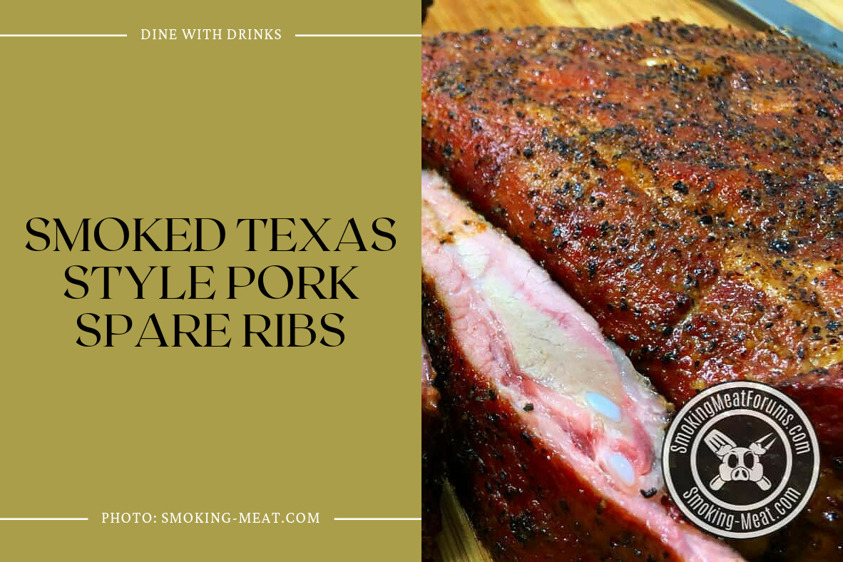 Smoked Texas Style Pork Spare Ribs