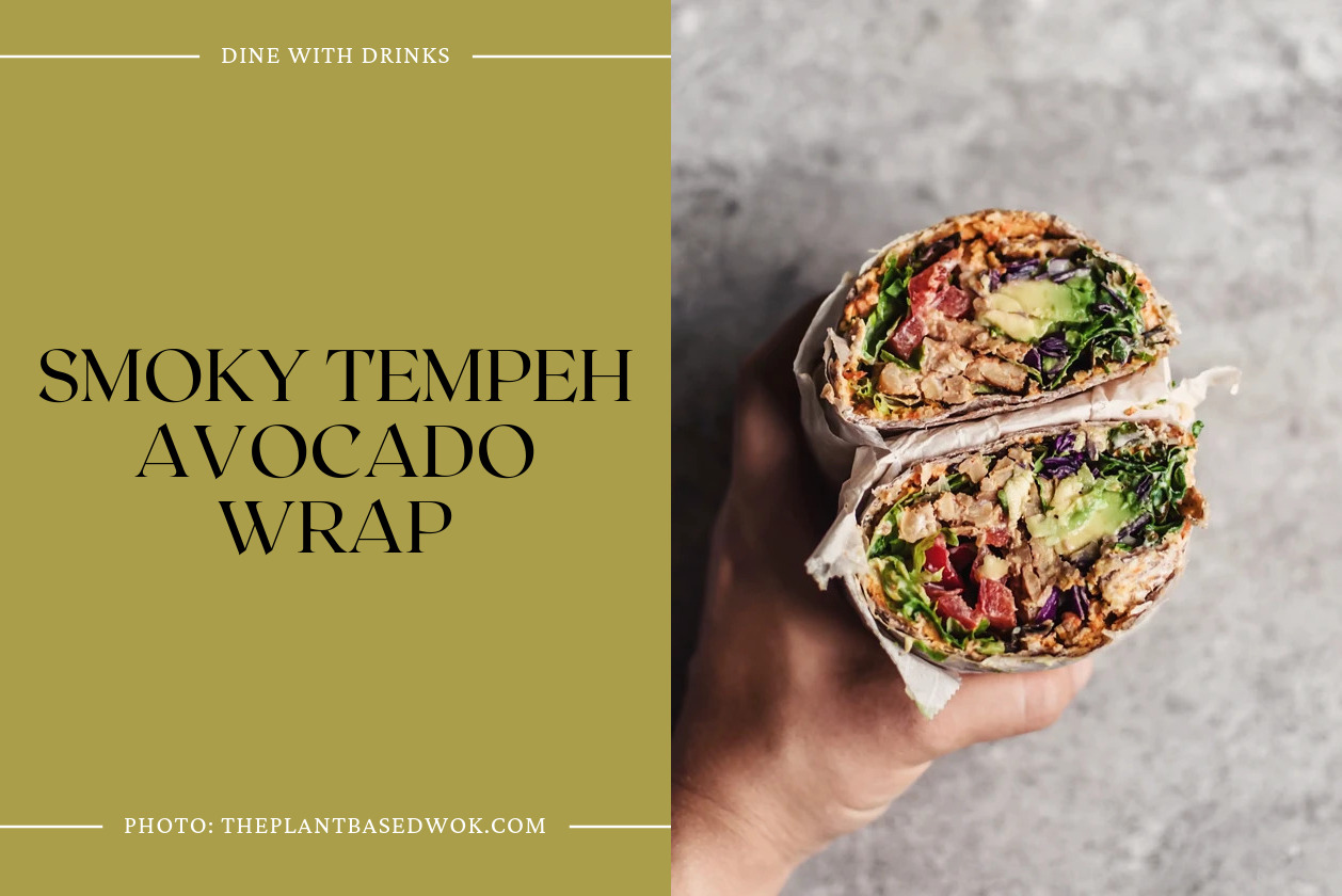 Smoky Tempeh Avocado Wrap
