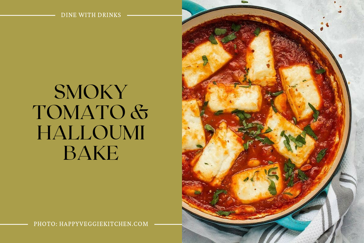Smoky Tomato & Halloumi Bake