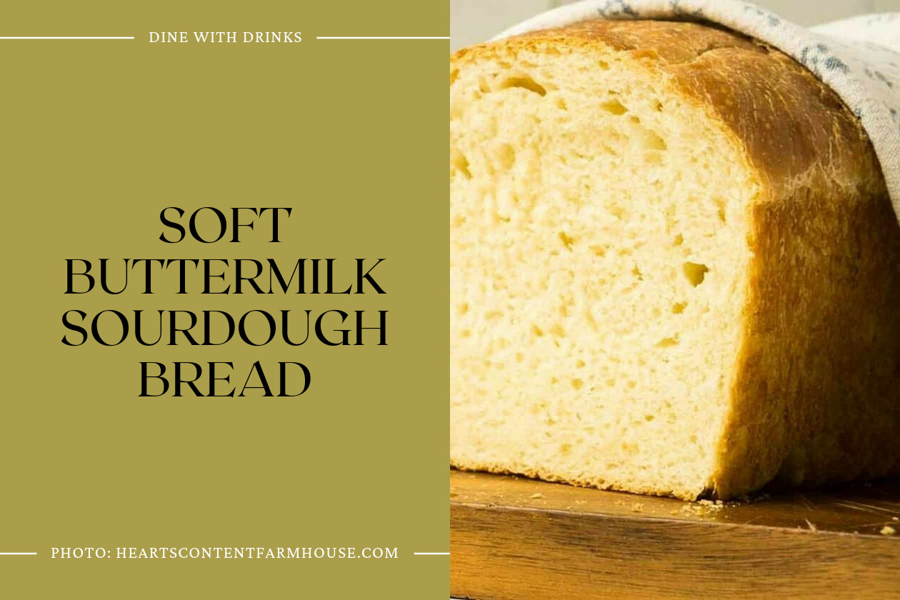 Soft Buttermilk Sourdough Bread