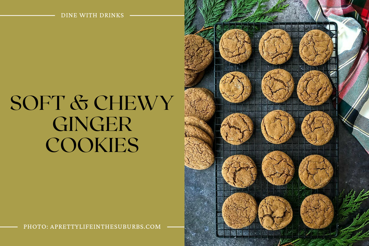 Soft & Chewy Ginger Cookies