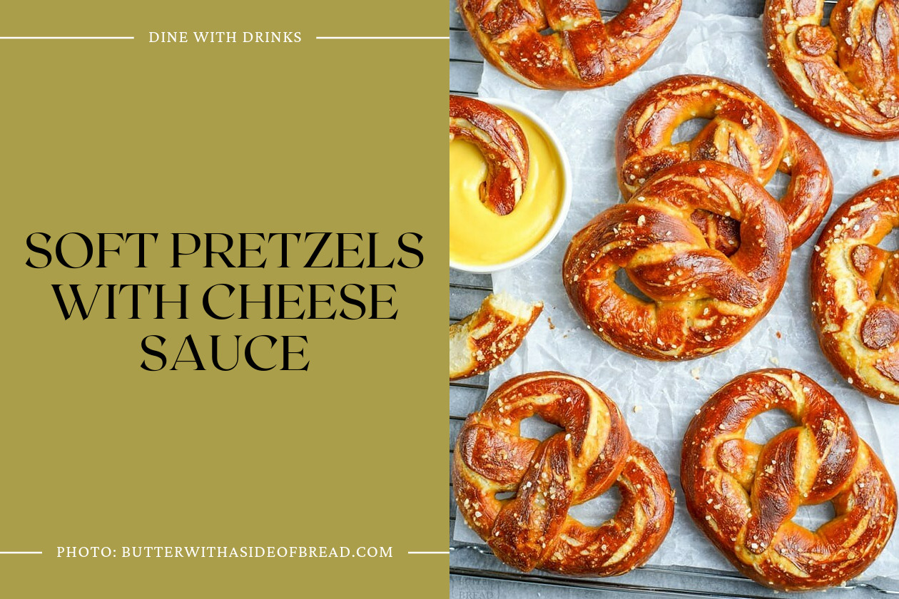 Soft Pretzels With Cheese Sauce
