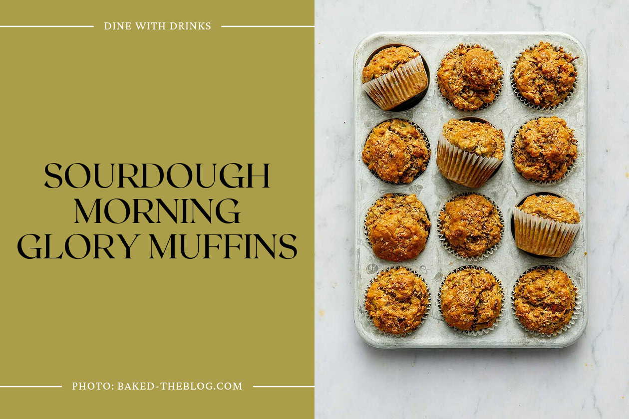 Sourdough Morning Glory Muffins