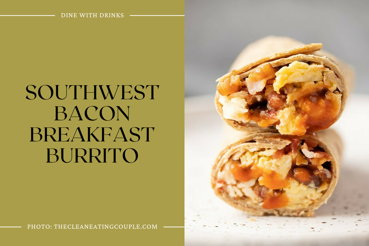 Southwest Bacon Breakfast Burrito