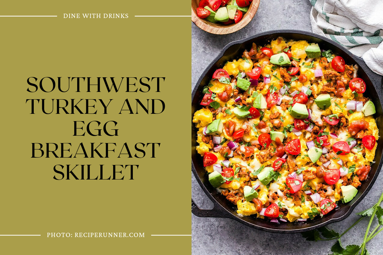 Southwest Turkey And Egg Breakfast Skillet