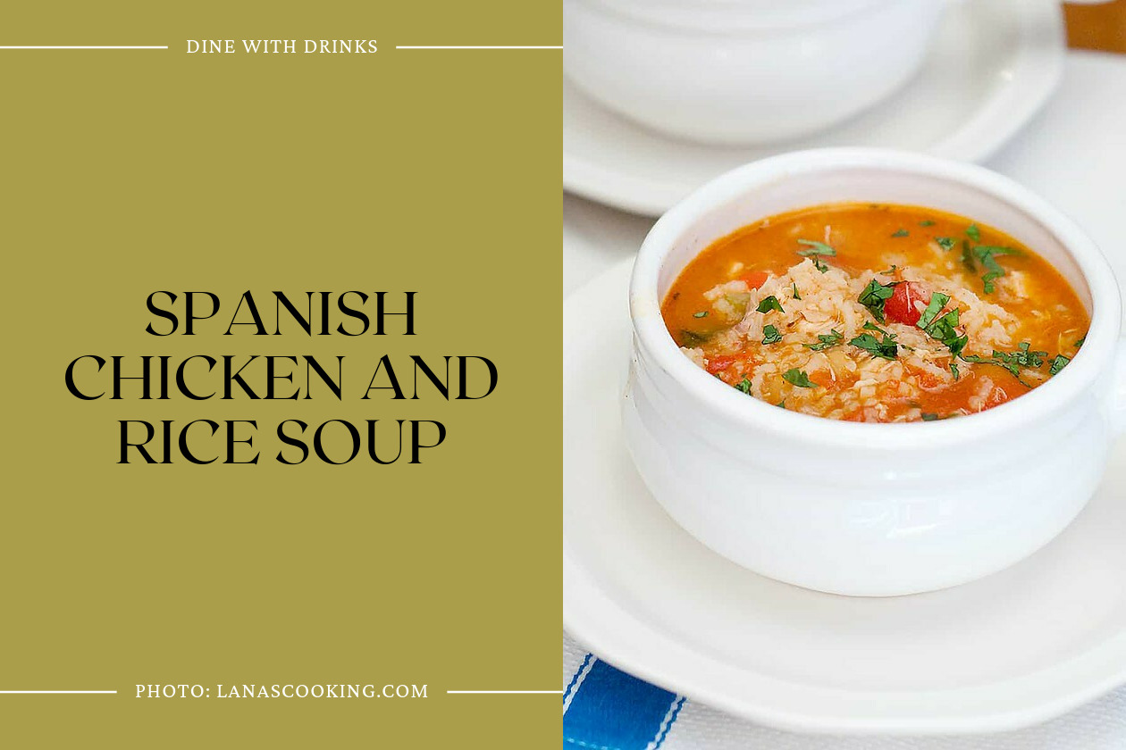Spanish Chicken And Rice Soup