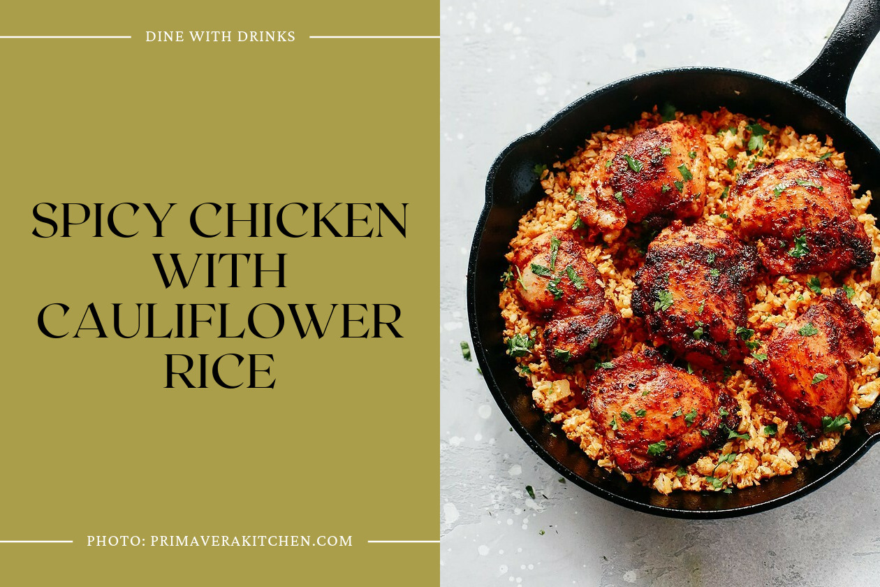 Spicy Chicken With Cauliflower Rice