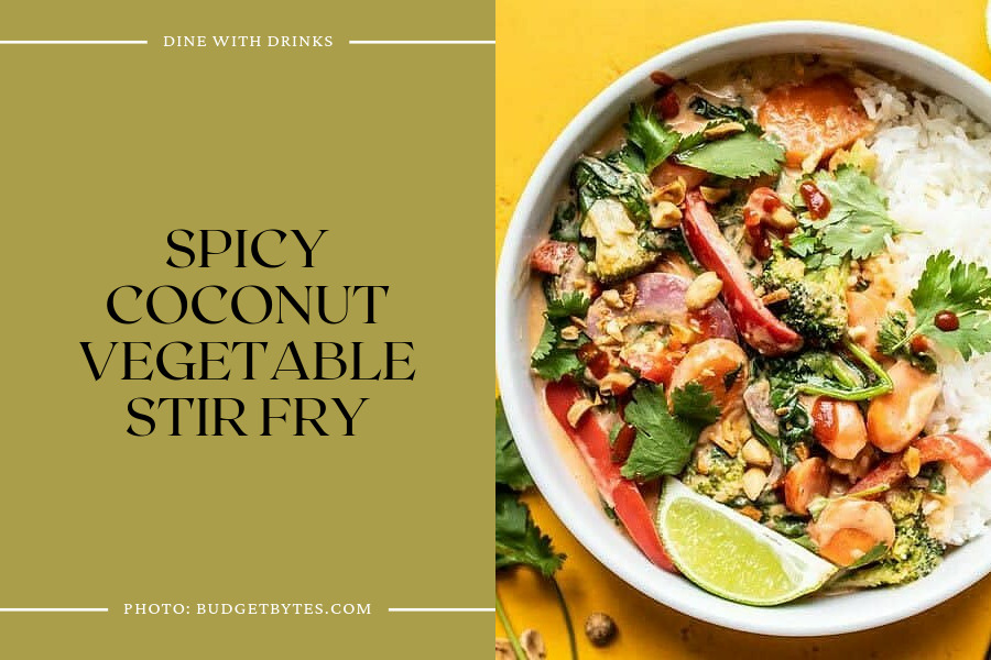 Spicy Coconut Vegetable Stir Fry
