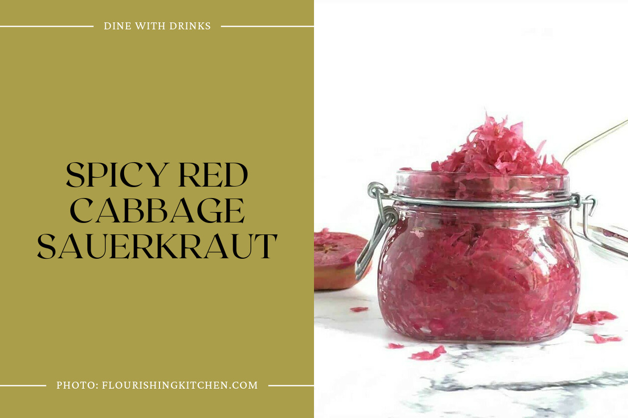 Spicy Red Cabbage Sauerkraut