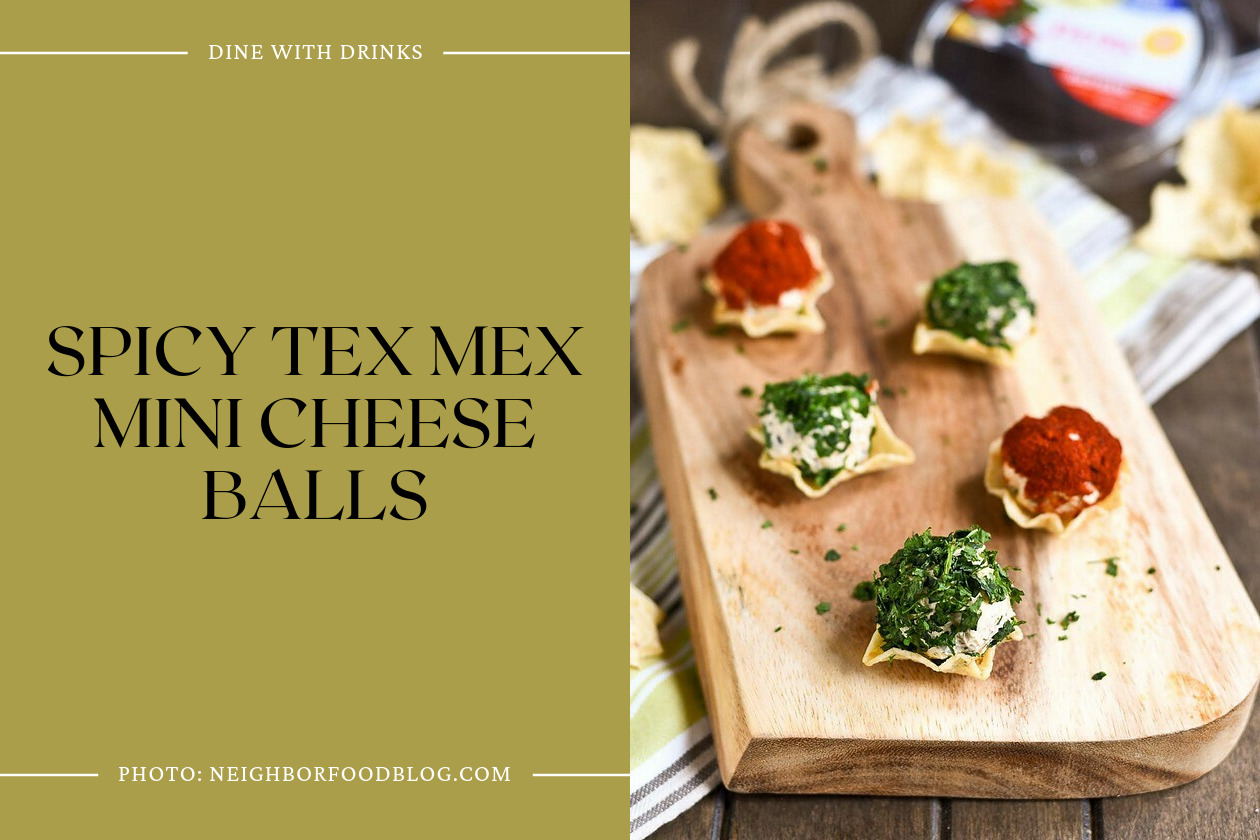 Spicy Tex Mex Mini Cheese Balls