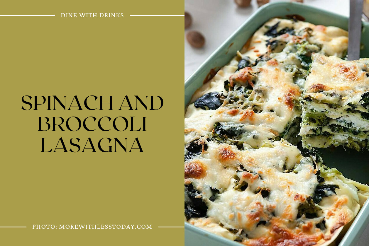 Spinach And Broccoli Lasagna