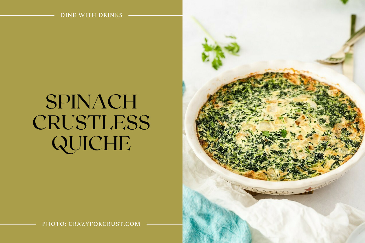 Spinach Crustless Quiche