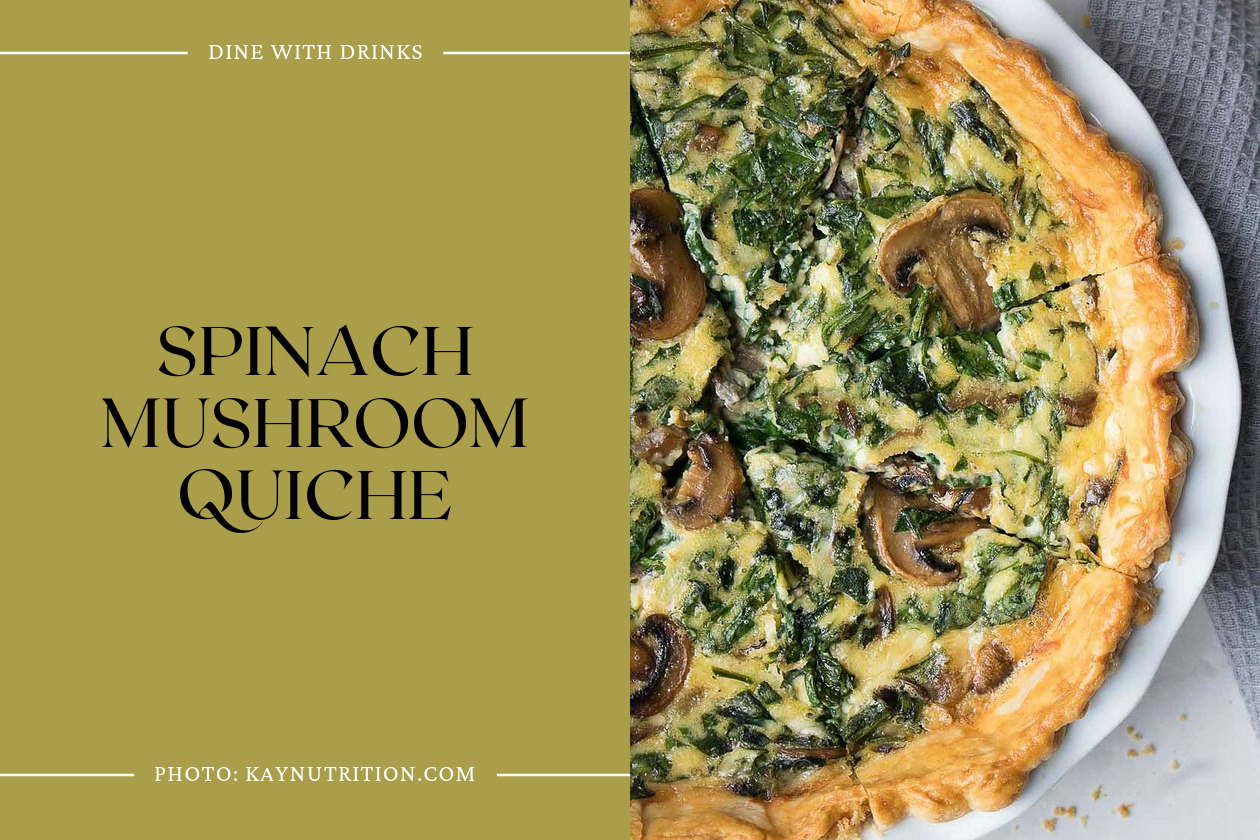 Spinach Mushroom Quiche