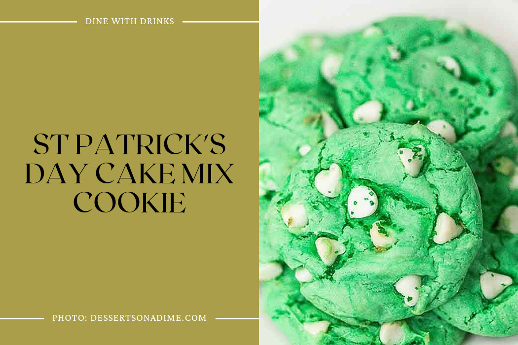St Patrick's Day Cake Mix Cookie