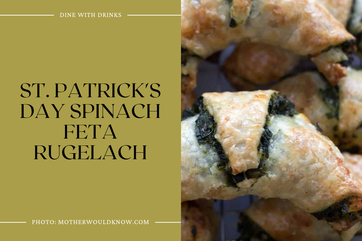St. Patrick's Day Spinach Feta Rugelach