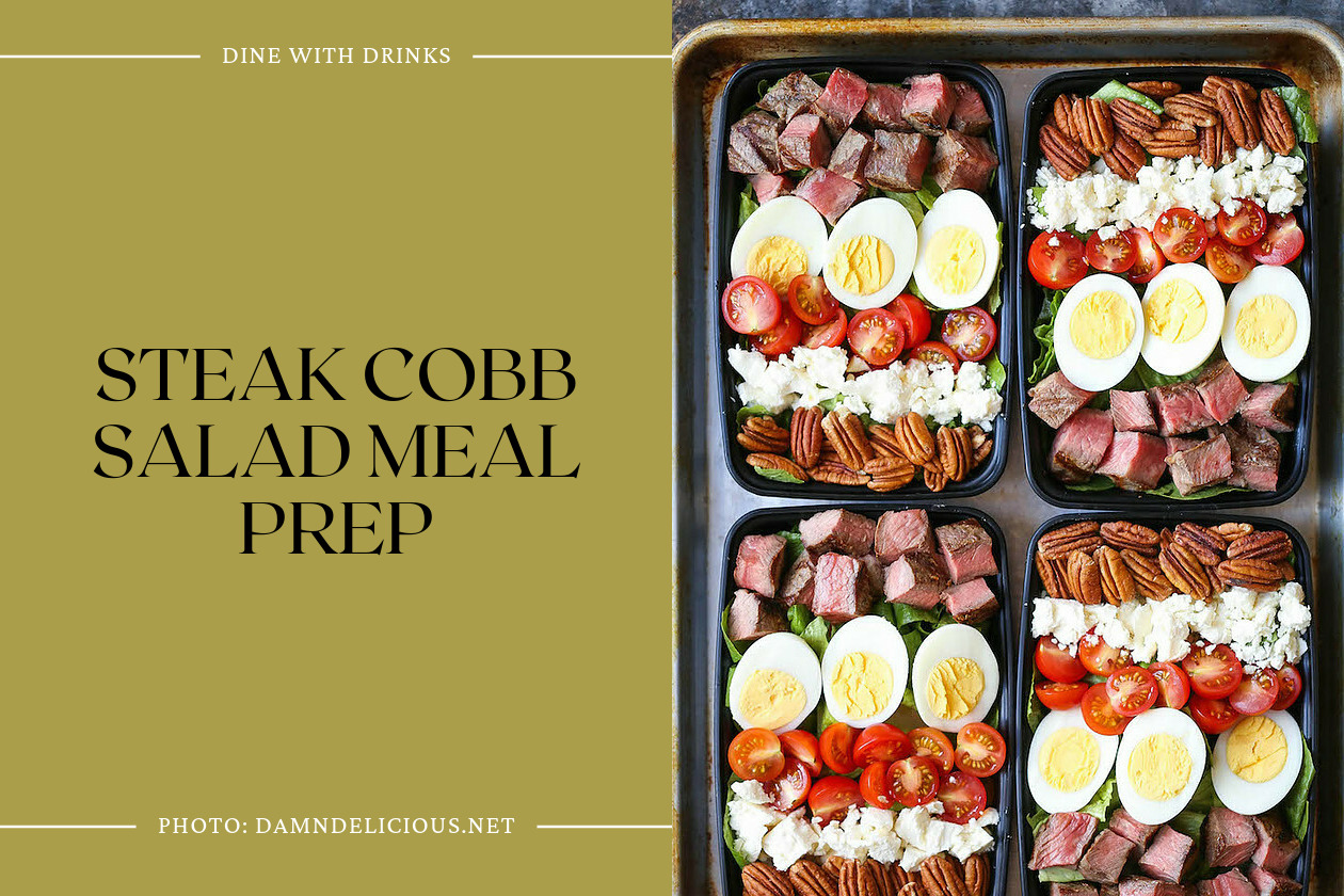 Steak Cobb Salad Meal Prep