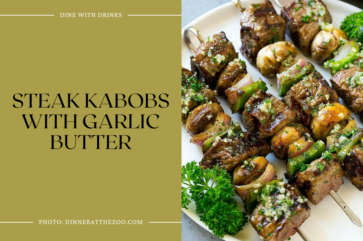 Steak Kabobs With Garlic Butter