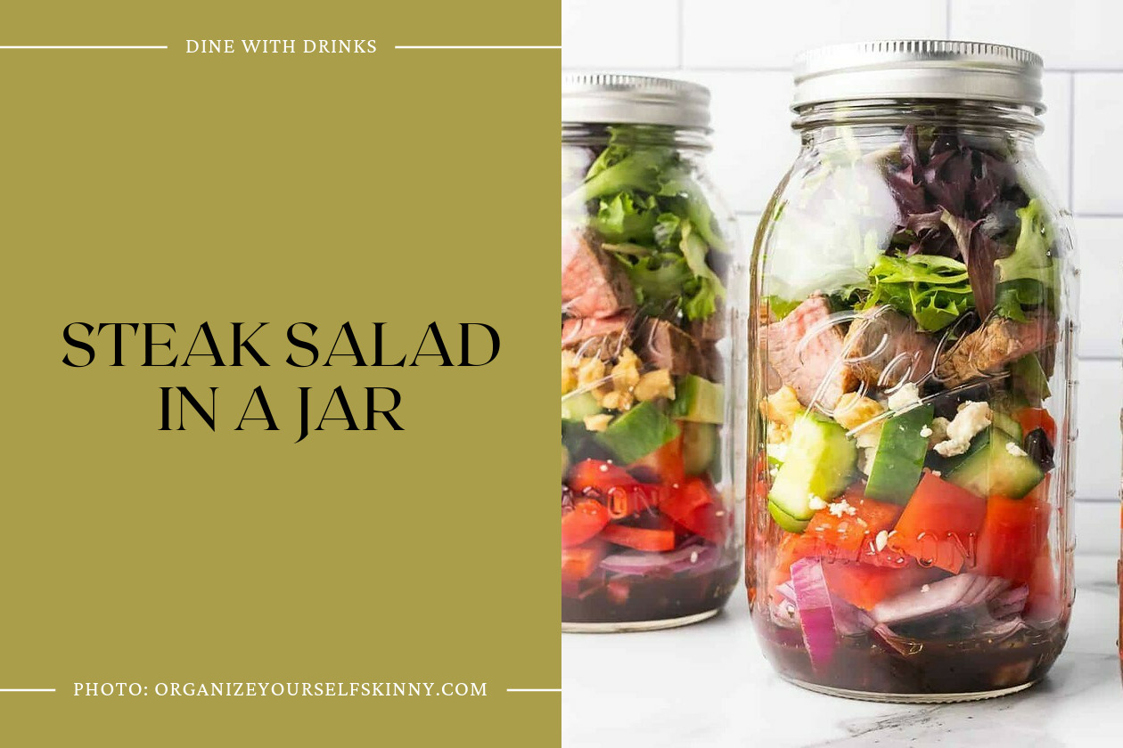 Steak Salad In A Jar