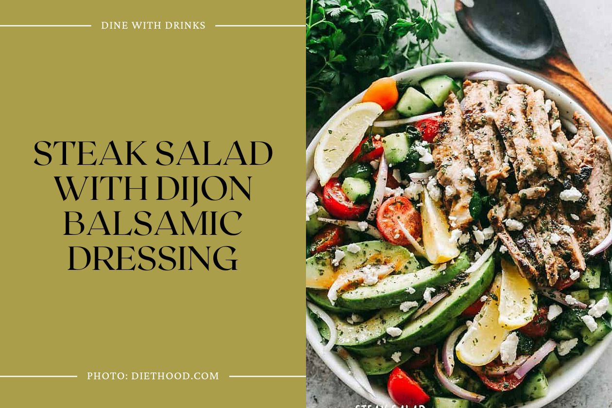 Steak Salad With Dijon Balsamic Dressing