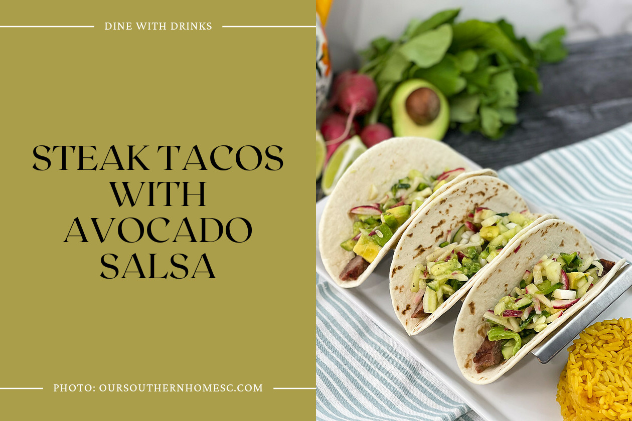 Steak Tacos With Avocado Salsa