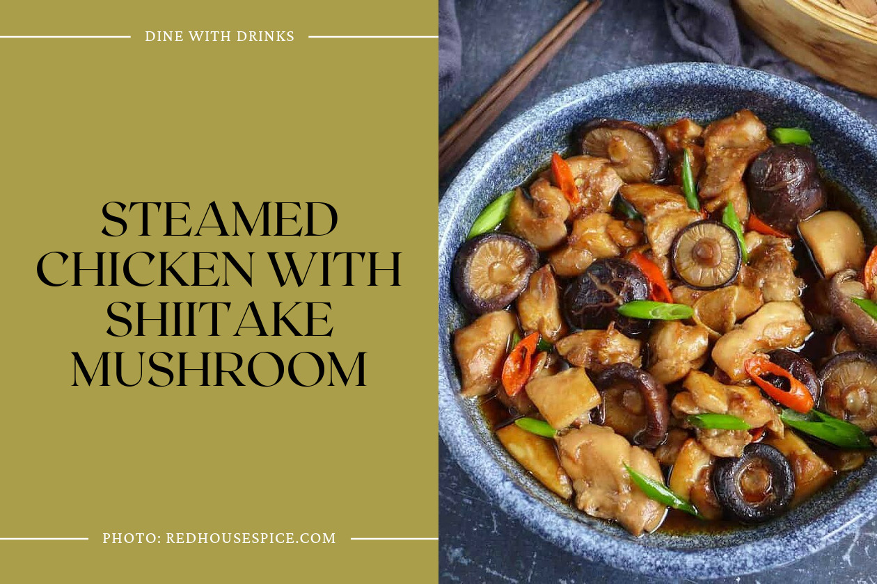 Steamed Chicken With Shiitake Mushroom