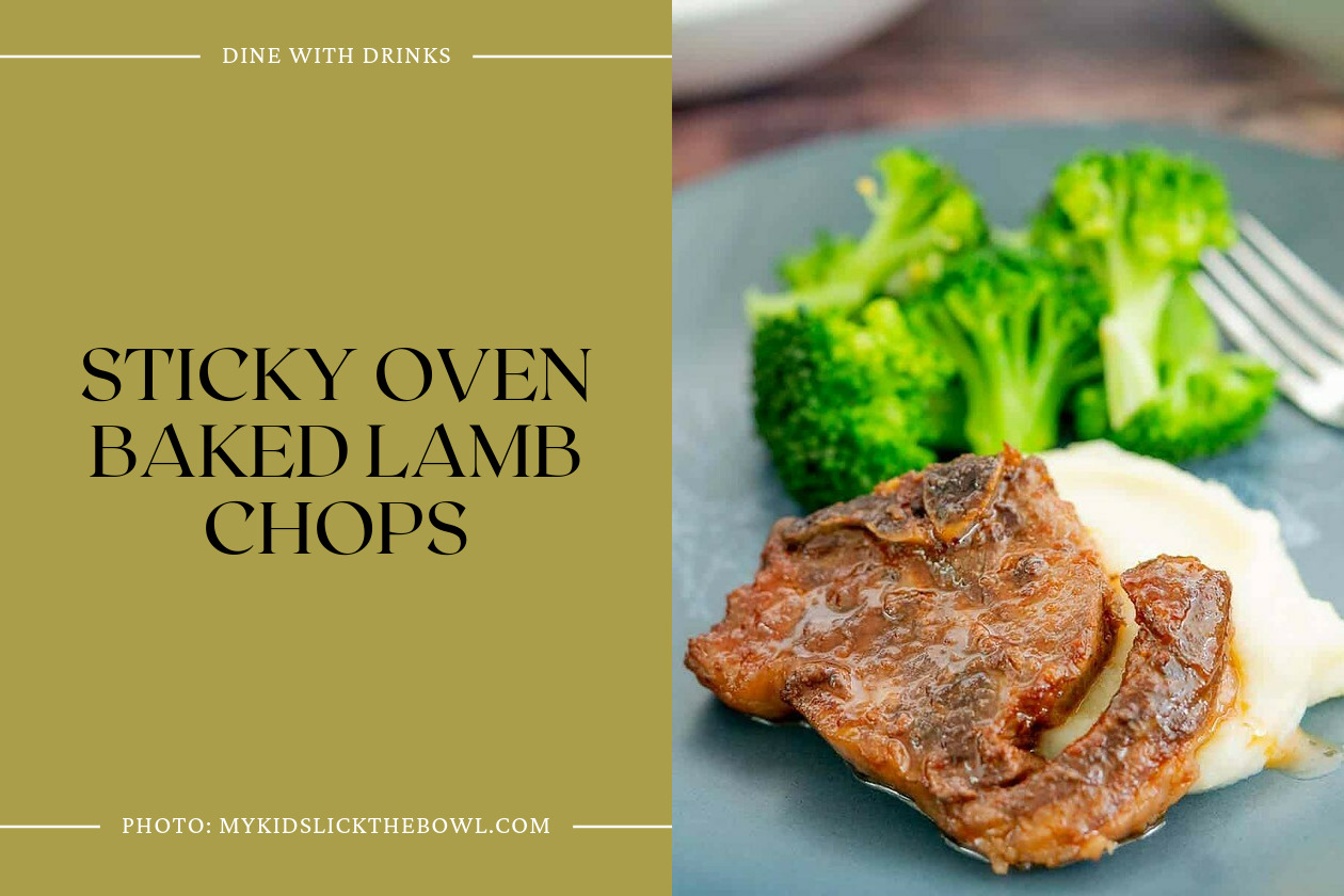 Sticky Oven Baked Lamb Chops