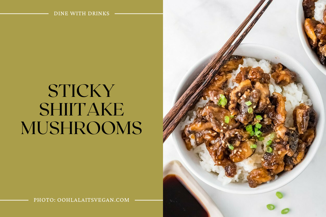Sticky Shiitake Mushrooms