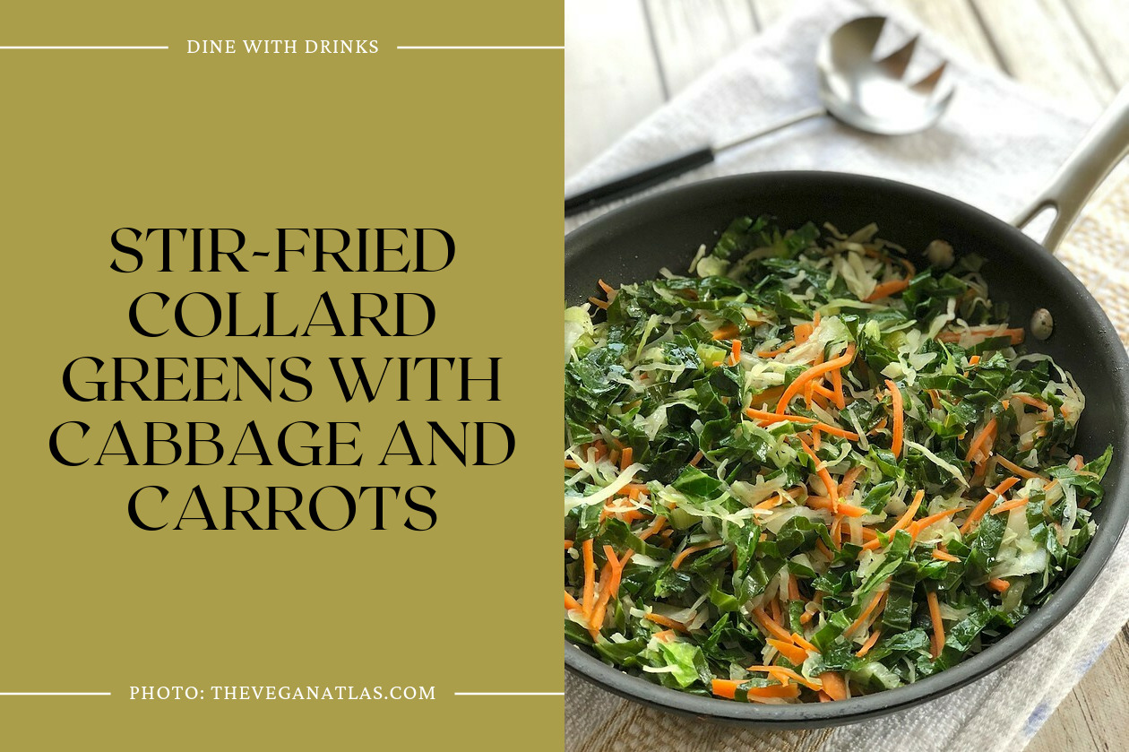 Stir-Fried Collard Greens With Cabbage And Carrots