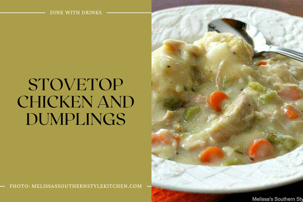 Stovetop Chicken And Dumplings