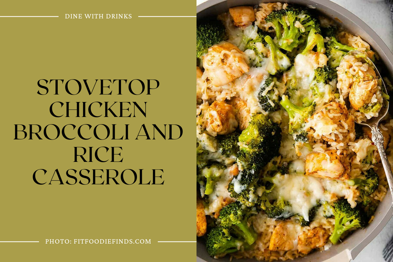 Stovetop Chicken Broccoli And Rice Casserole
