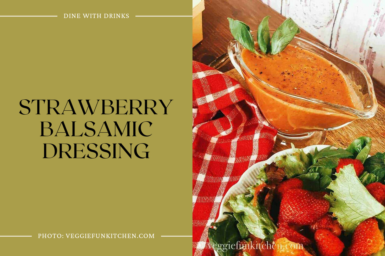Strawberry Balsamic Dressing