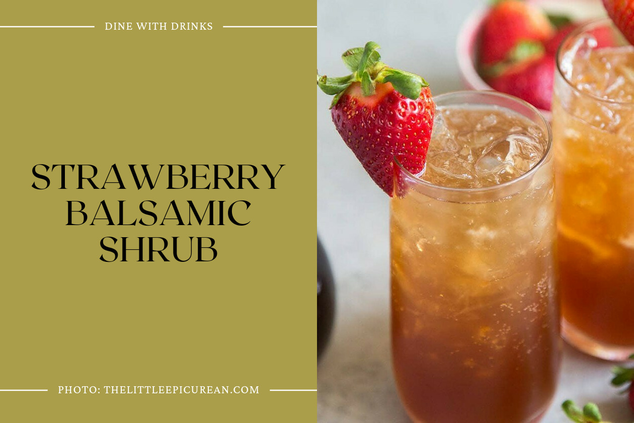 Strawberry Balsamic Shrub