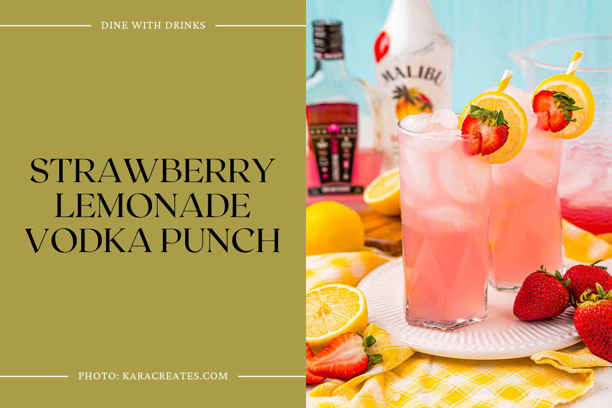 Strawberry Lemonade Vodka Punch