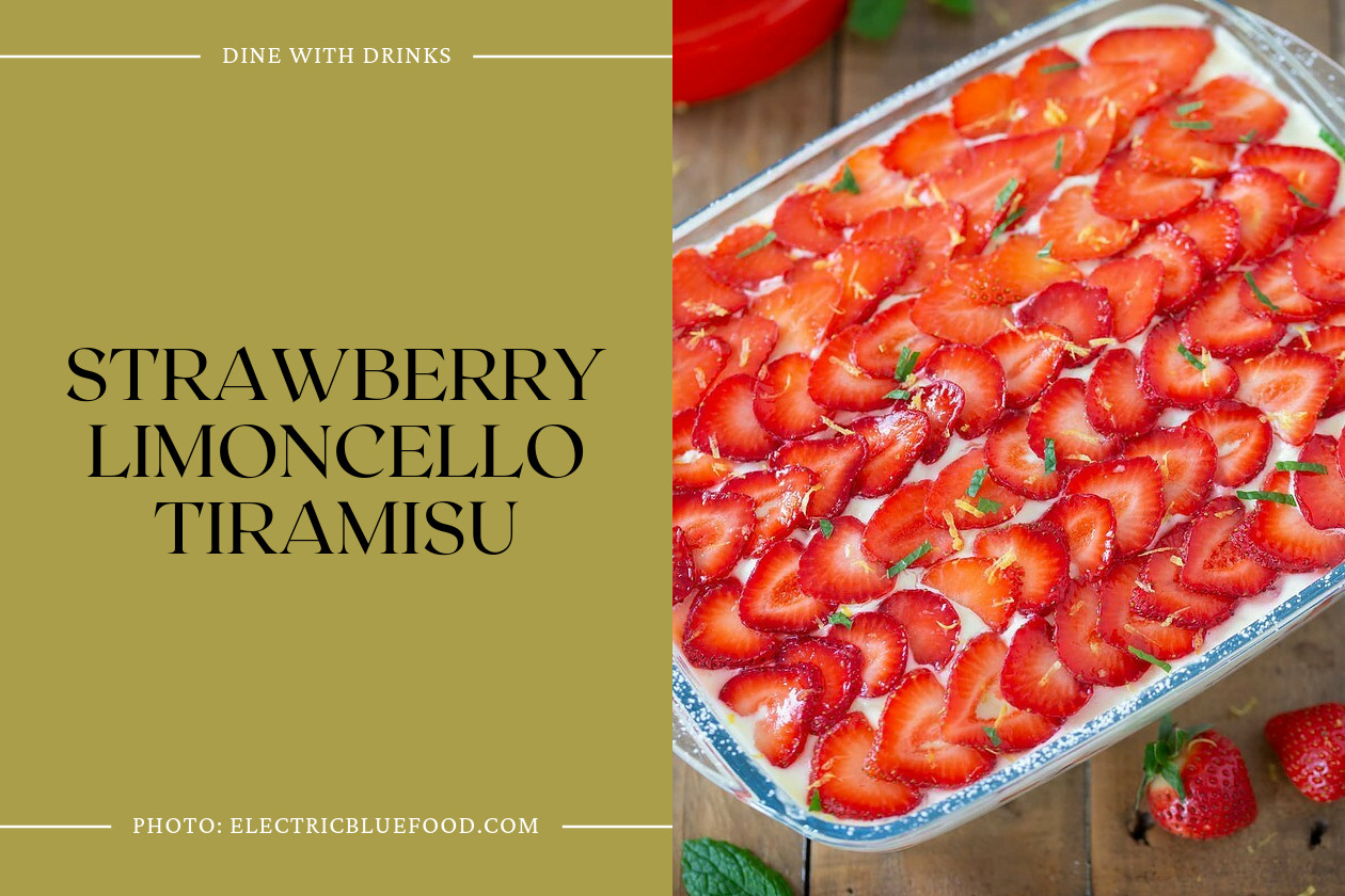 Strawberry Limoncello Tiramisu